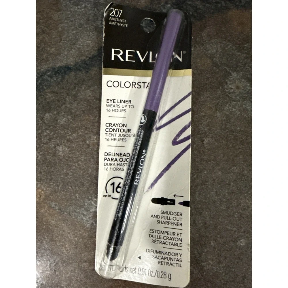 Revlon ColorStay Waterproof Eyeliner 205 Sapphire 207 Amethyst NEW Lot of 2